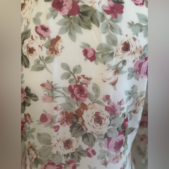 LuLaRoe Floral Print Kimono Cardigan - Picture 3 of 4